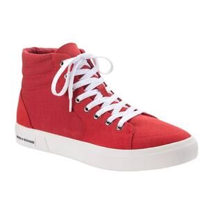 Sun + Stone  Men's Jett High Top Sneakers Red Size 7 1/7